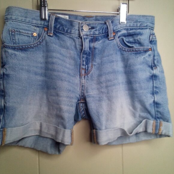 Gap Shorts 24 Sexy Boyfriend Denim Roll Hem - Picture 8 of 11